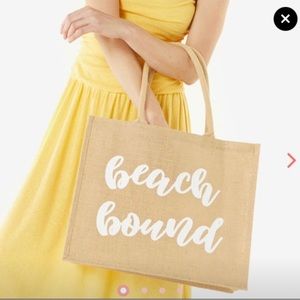 Beach Bound Tan Tote Bag